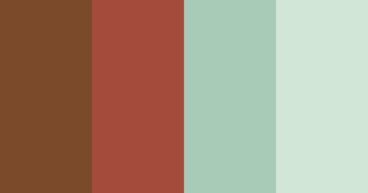 Download rustic jade color palette PNG image (landscape)