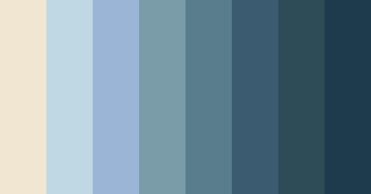 Download beige blue color palette PNG image (landscape)