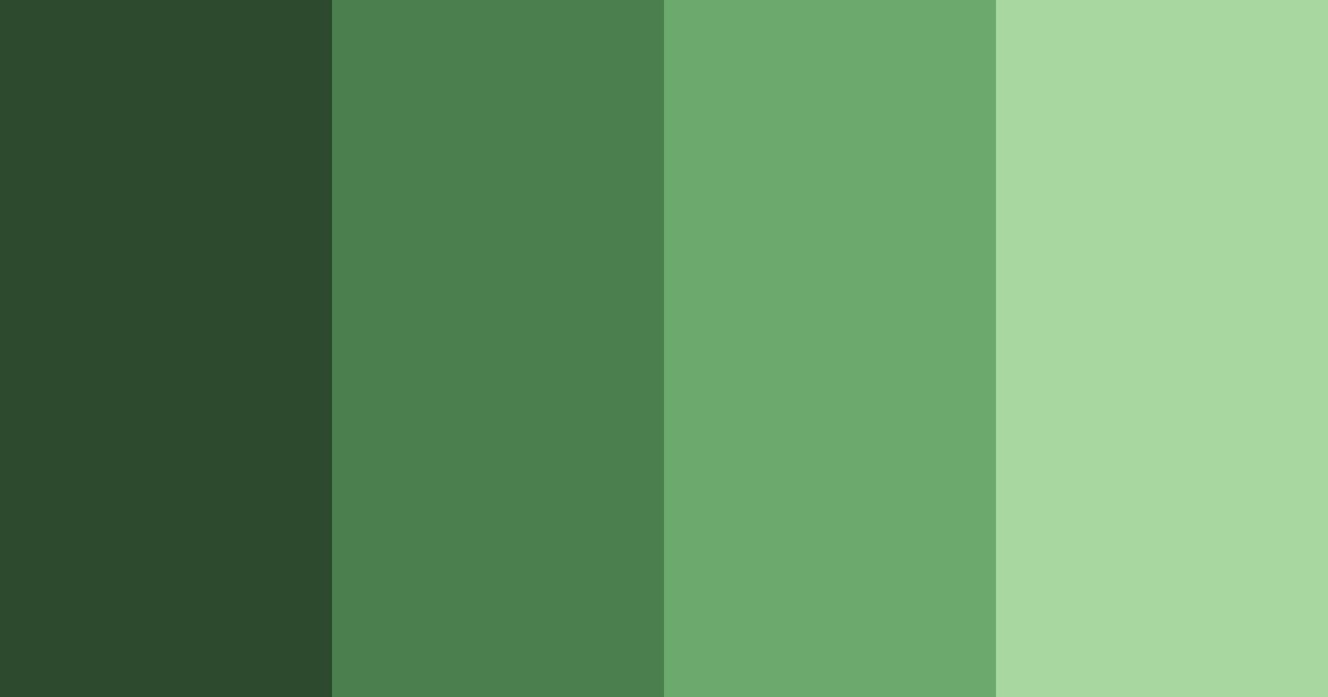 Download emerald forest color palette PNG image (landscape)