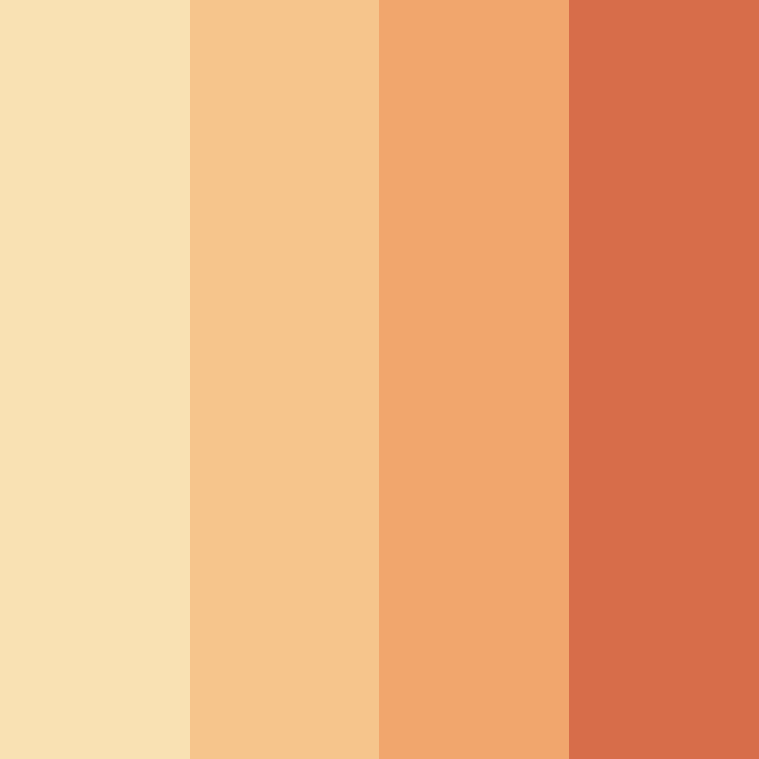 Download sunset serenade color palette PNG image (square)