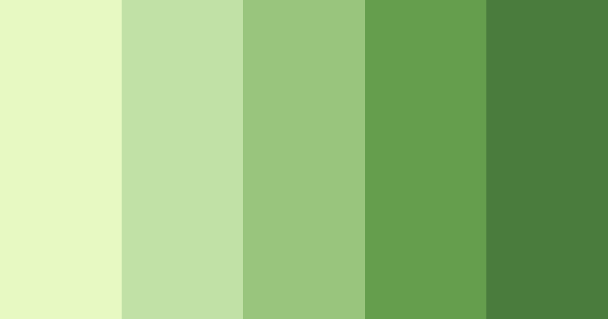 Download verdant awakening color palette PNG image (landscape)