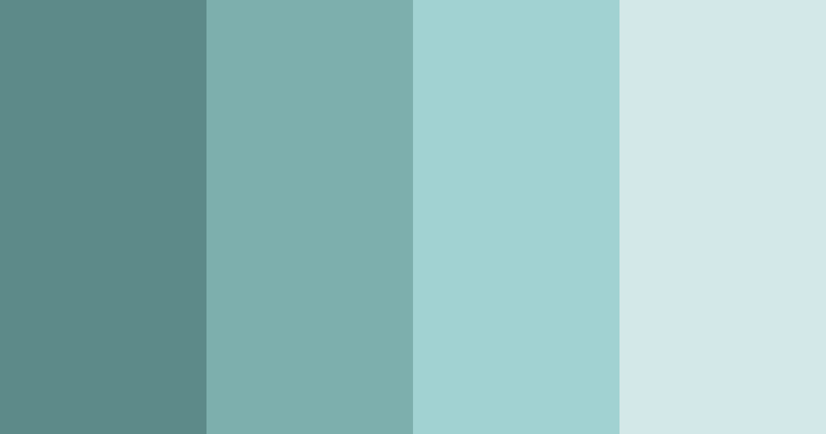 Download teal cliff color palette PNG image (landscape)