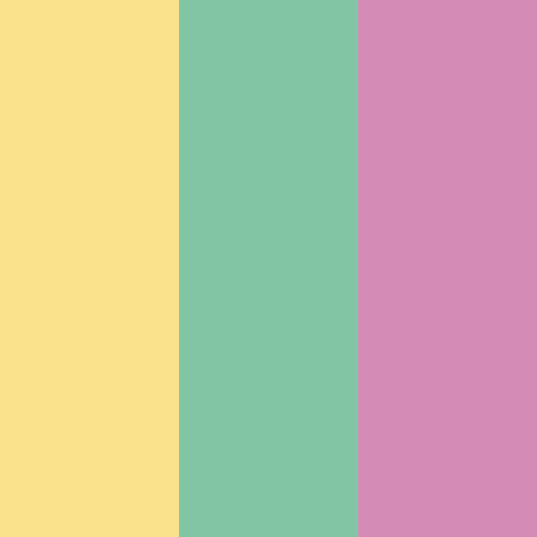 Download golden garden color palette PNG image (square)