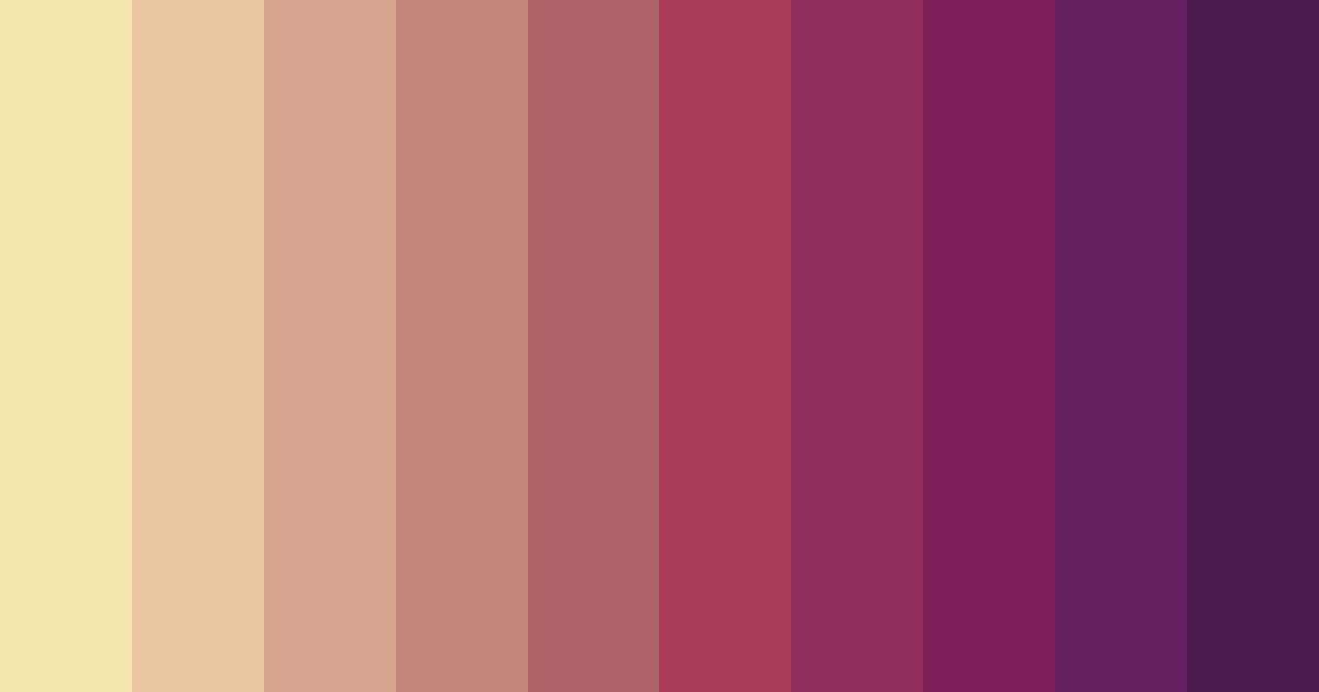 Download magical pink color palette PNG image (landscape)