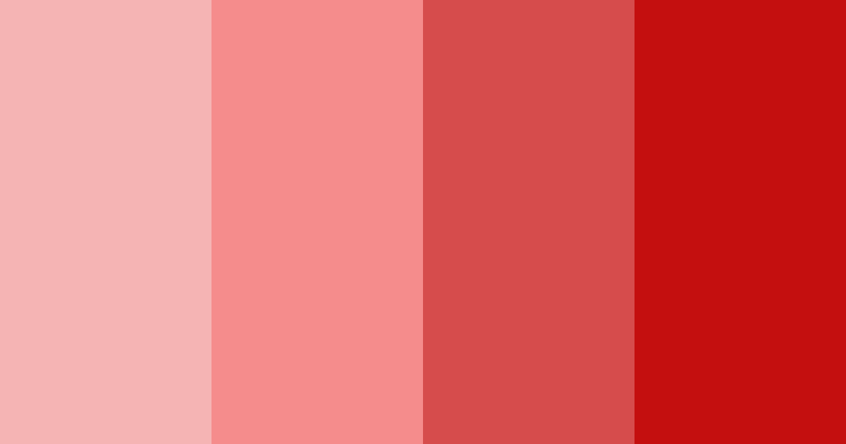 Download bright red color palette PNG image (landscape)