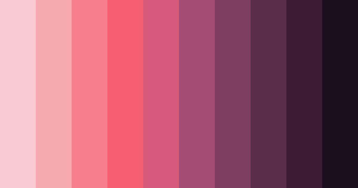 Download pink baddie color palette PNG image (landscape)