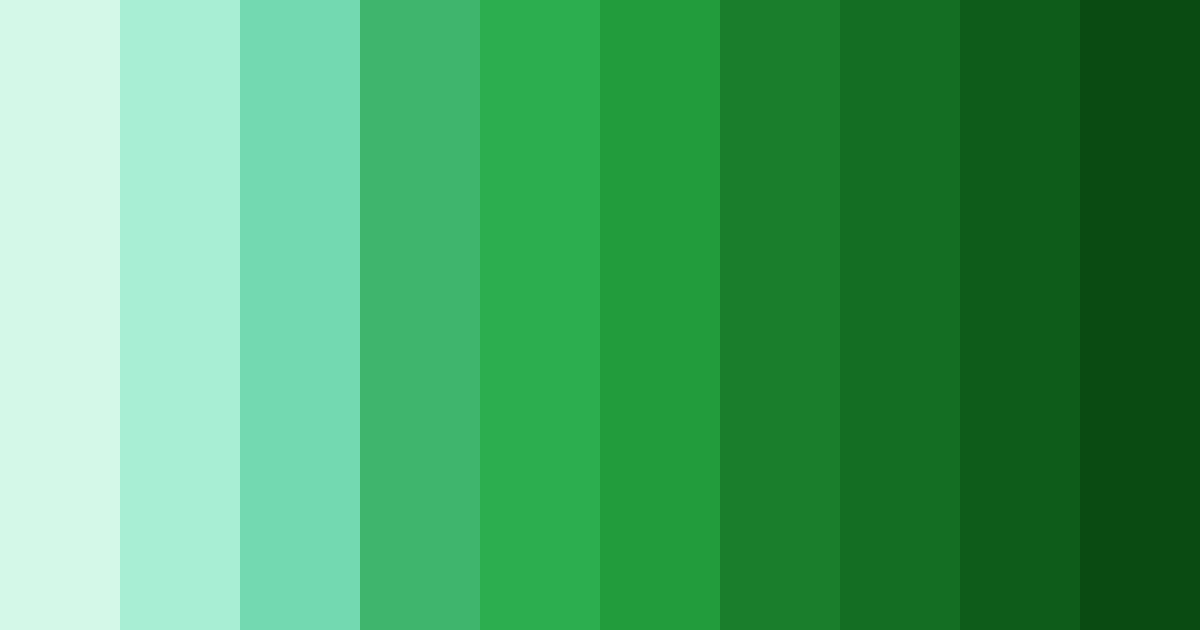 Download emerald enchantress color palette PNG image (landscape)