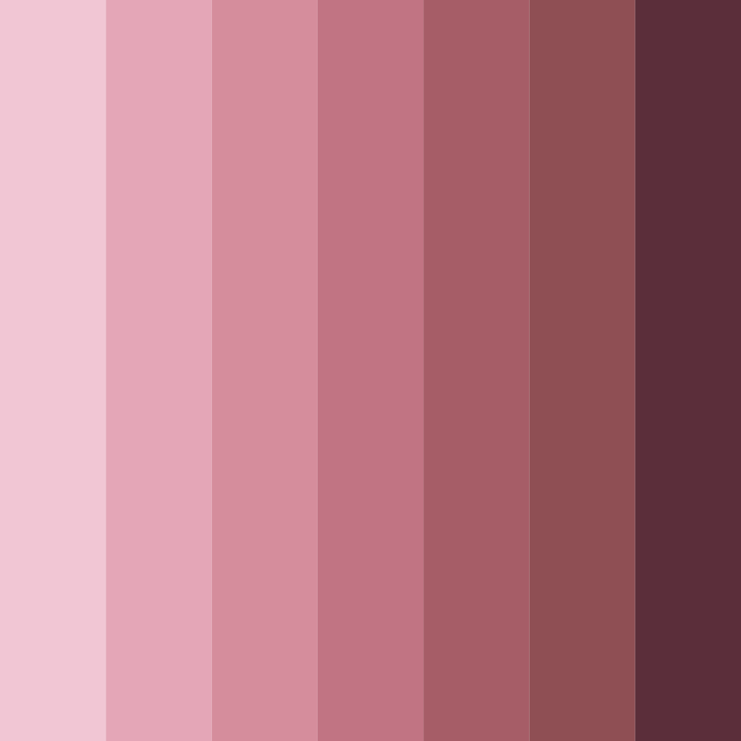 Download pink dress color palette PNG image (square)