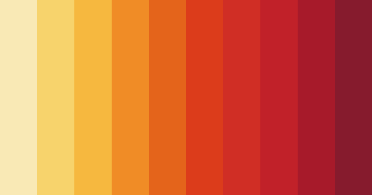 Download autumn blaze color palette PNG image (landscape)