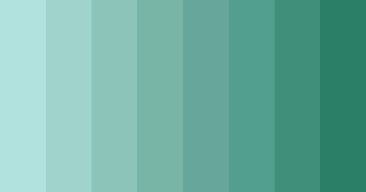 Download ocean breeze serenity color palette PNG image (landscape)