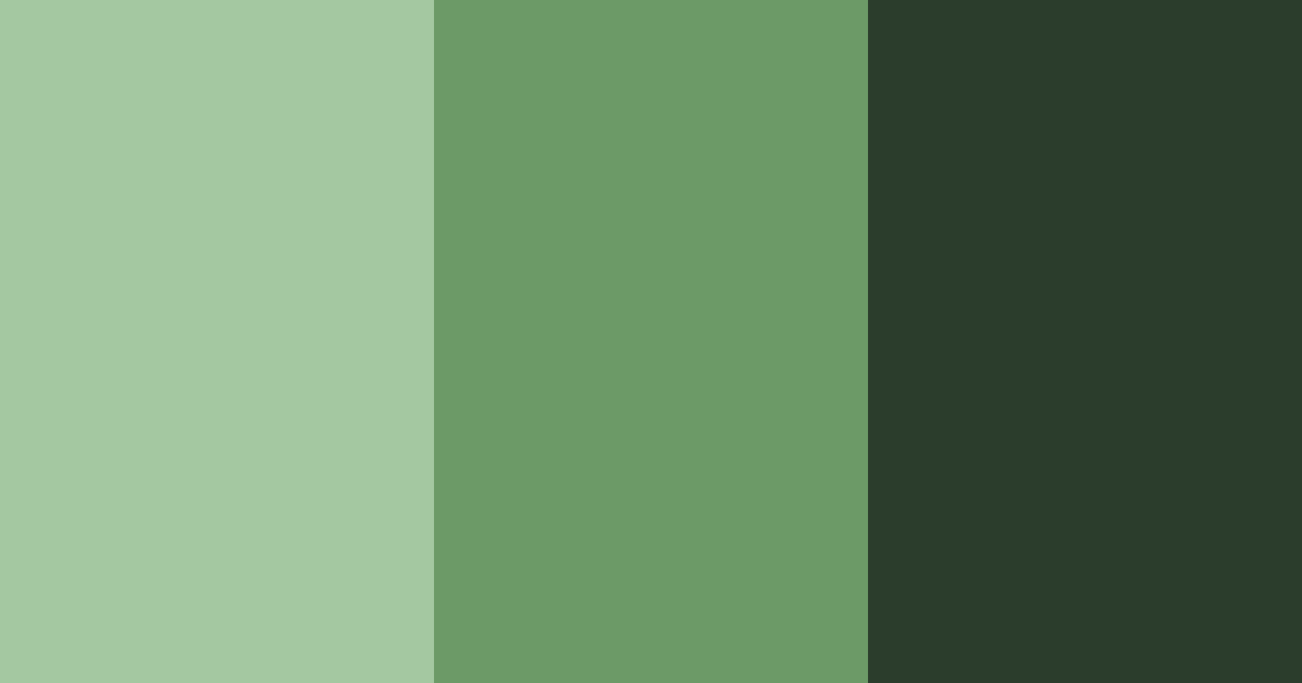 Download dark green color palette PNG image (landscape)