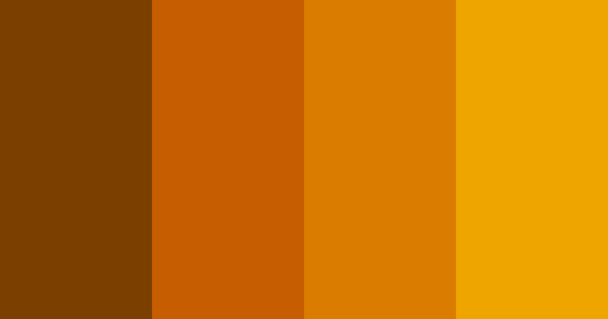 Download opulent orange color palette PNG image (landscape)