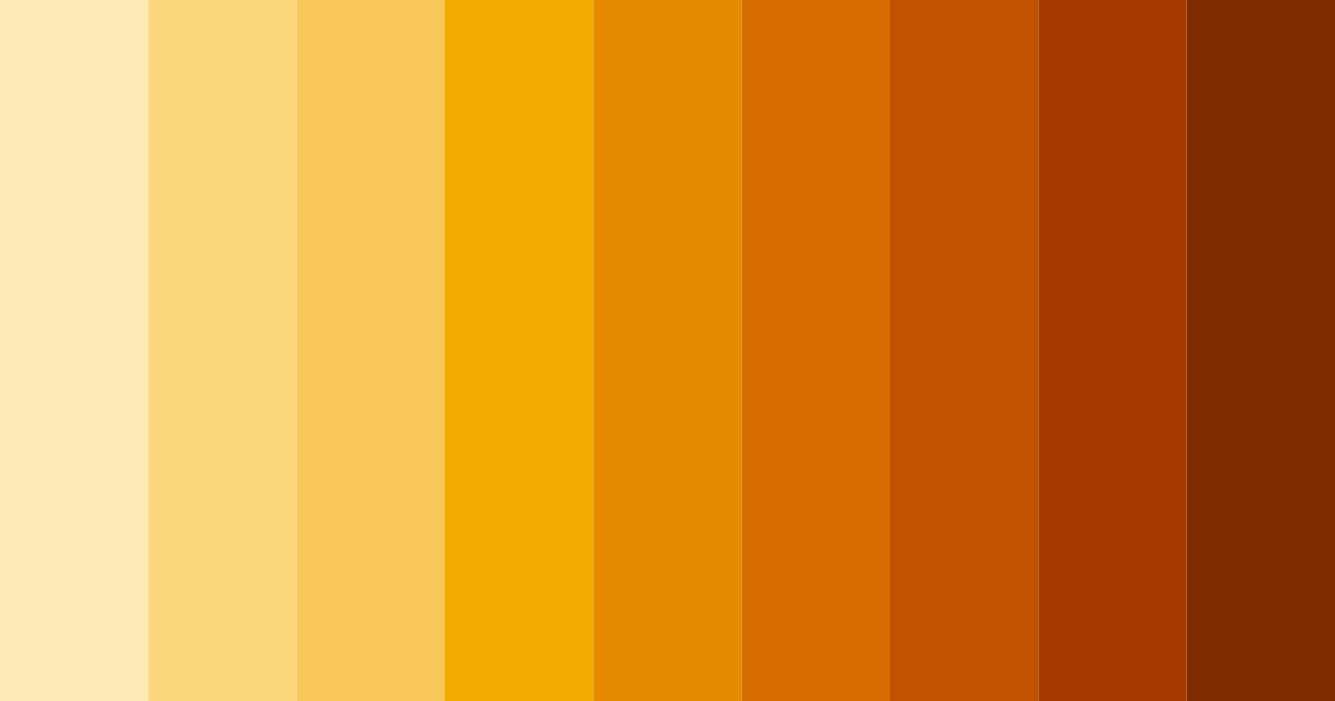 Download orange sunset color palette PNG image (landscape)