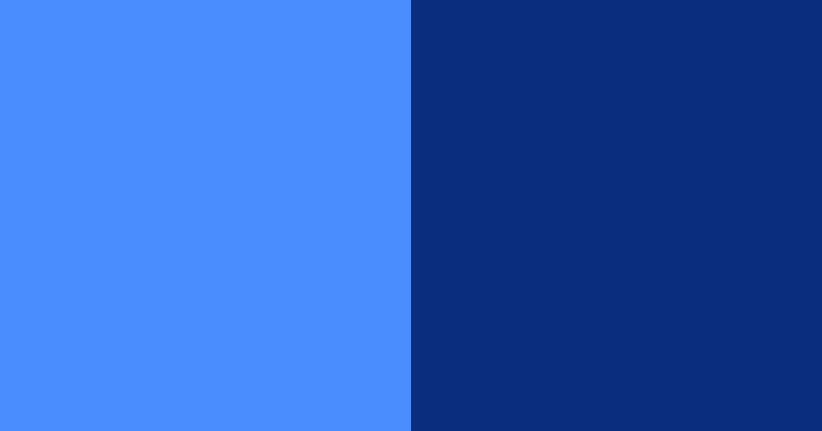 Download blue shades color palette PNG image (landscape)