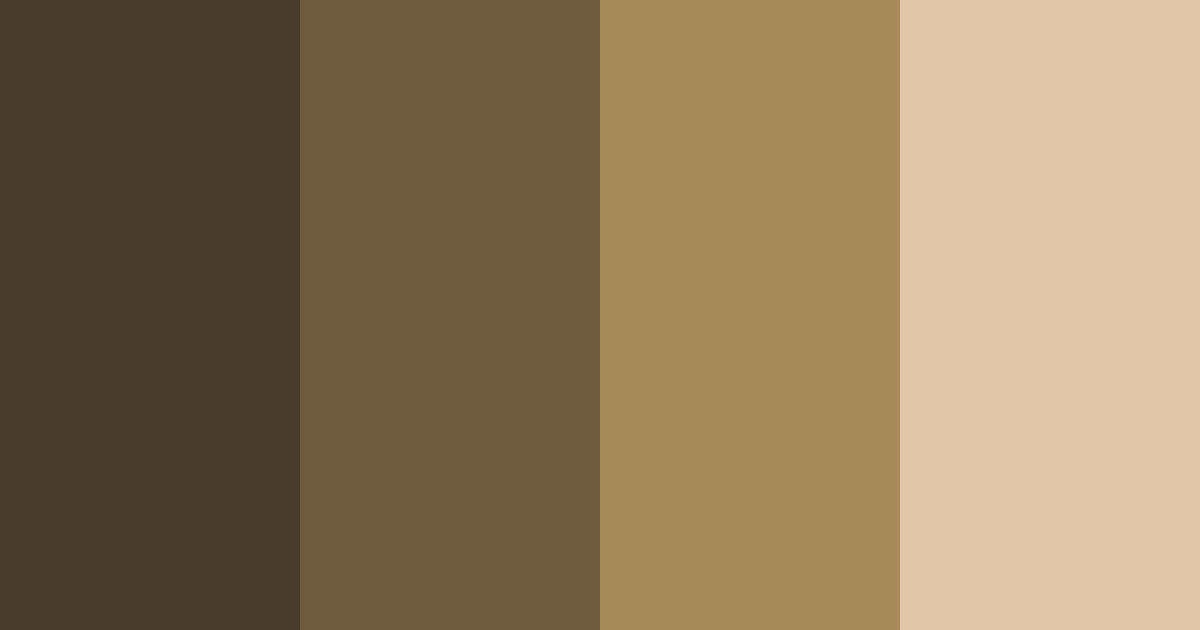 Download honey rainforest color palette PNG image (landscape)