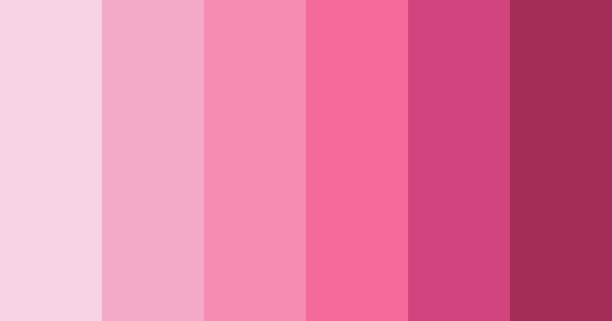 Download blushing harmony color palette PNG image (landscape)