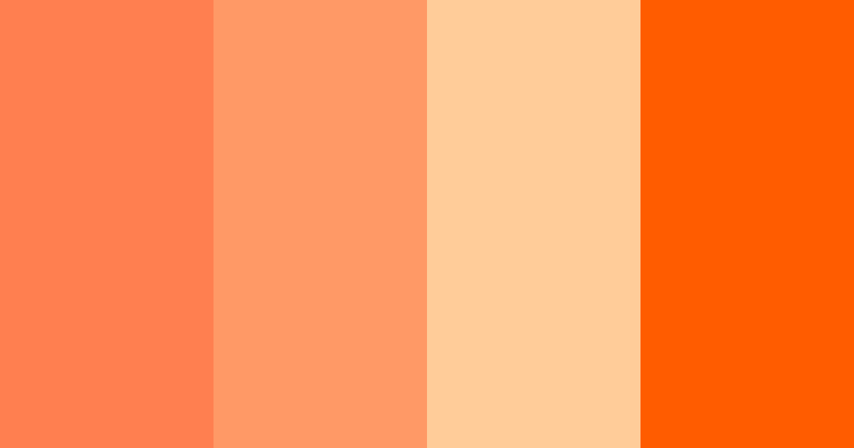 Download coral serenade color palette PNG image (landscape)