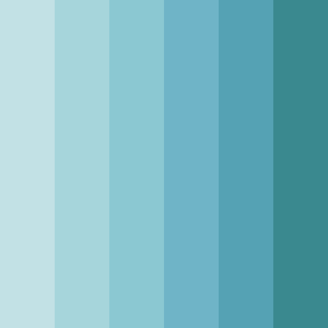 Download serenity by the sea color palette PNG image (square)