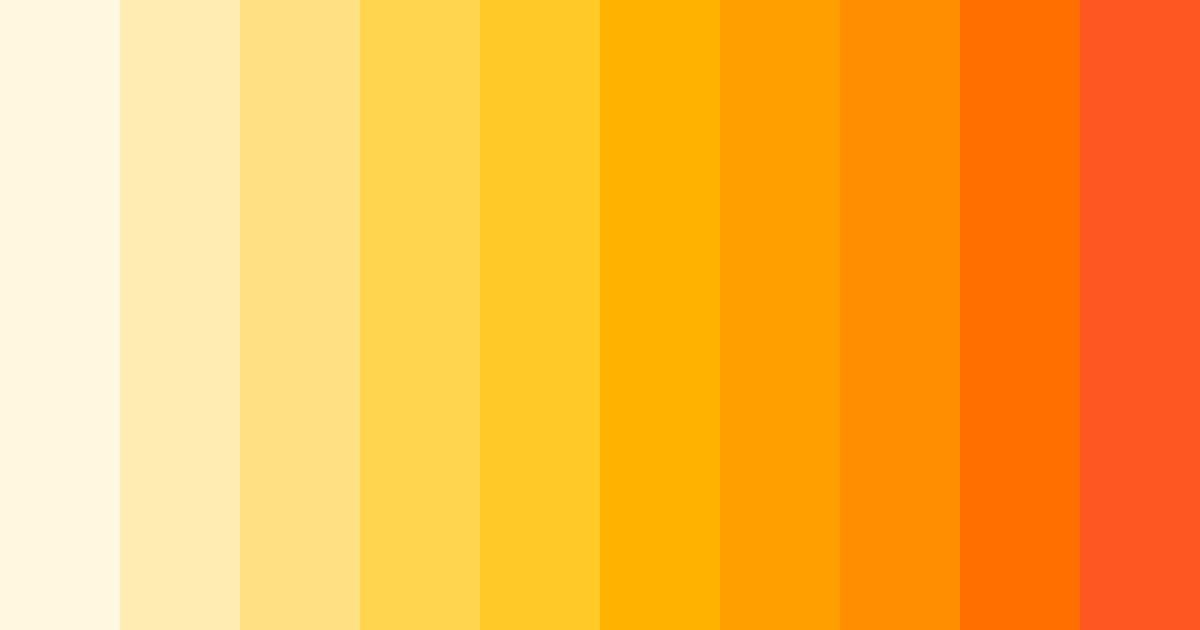 Download golden sunrise color palette PNG image (landscape)