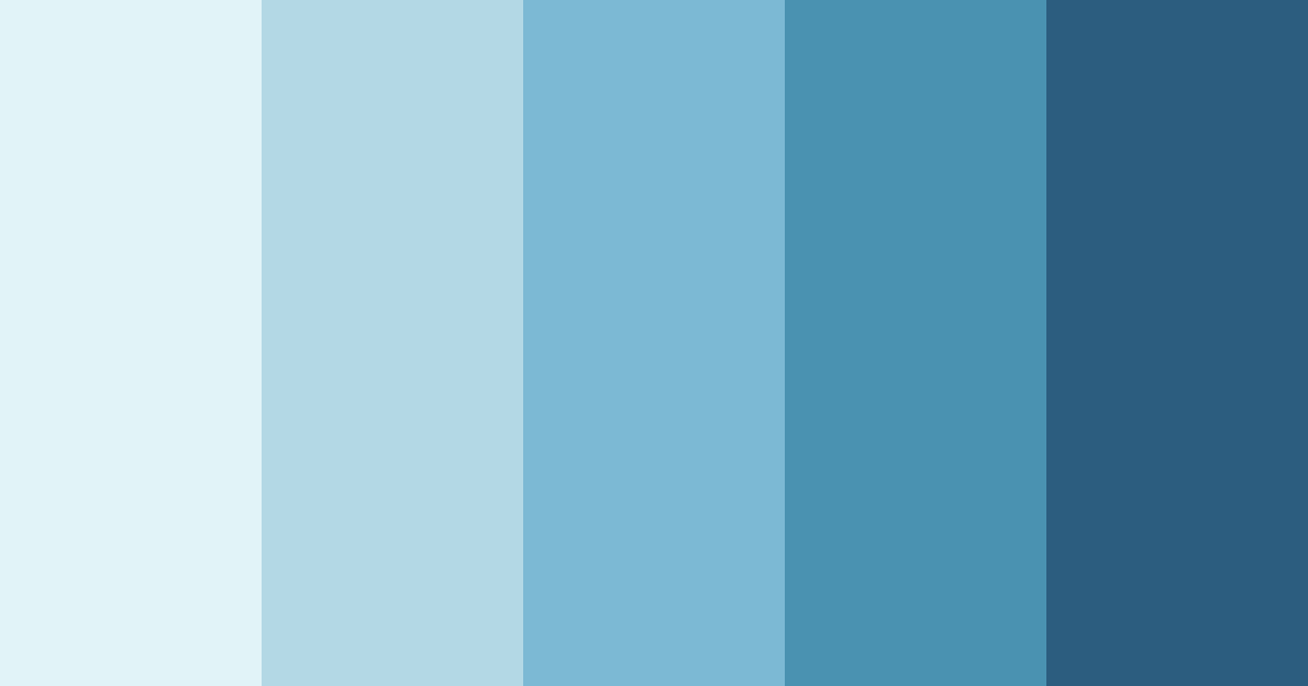 Download blue business color palette PNG image (landscape)