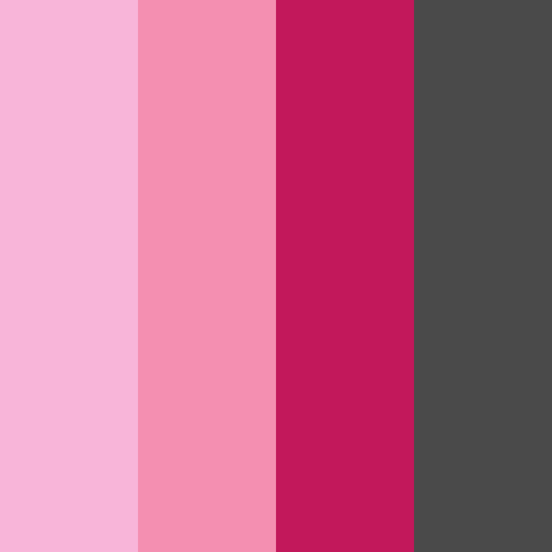 Download midnight blossoms color palette PNG image (square)