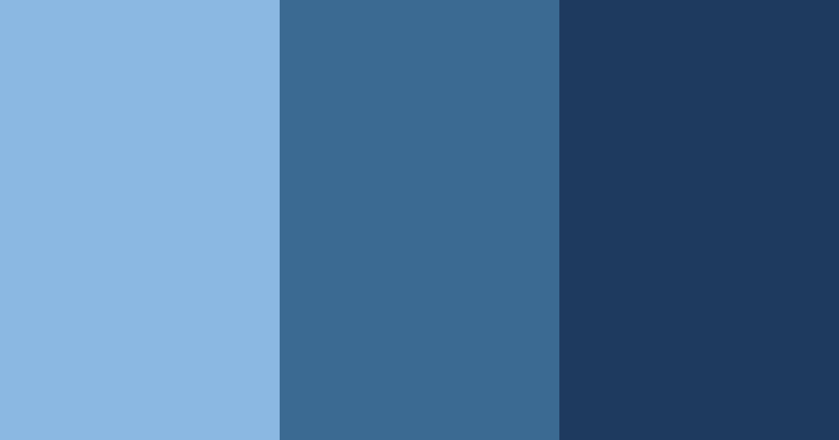 Download shades of sapphire color palette PNG image (landscape)