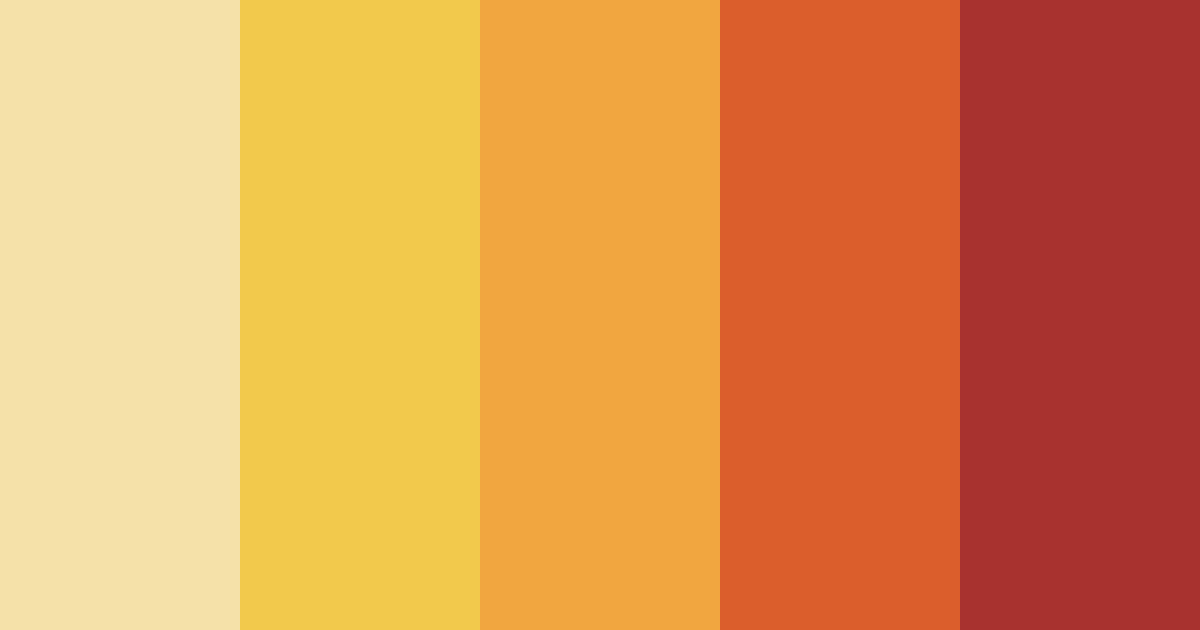 Download autumn harvest color palette PNG image (landscape)