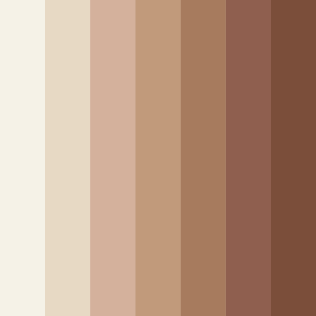 Download desert dunes color palette PNG image (square)