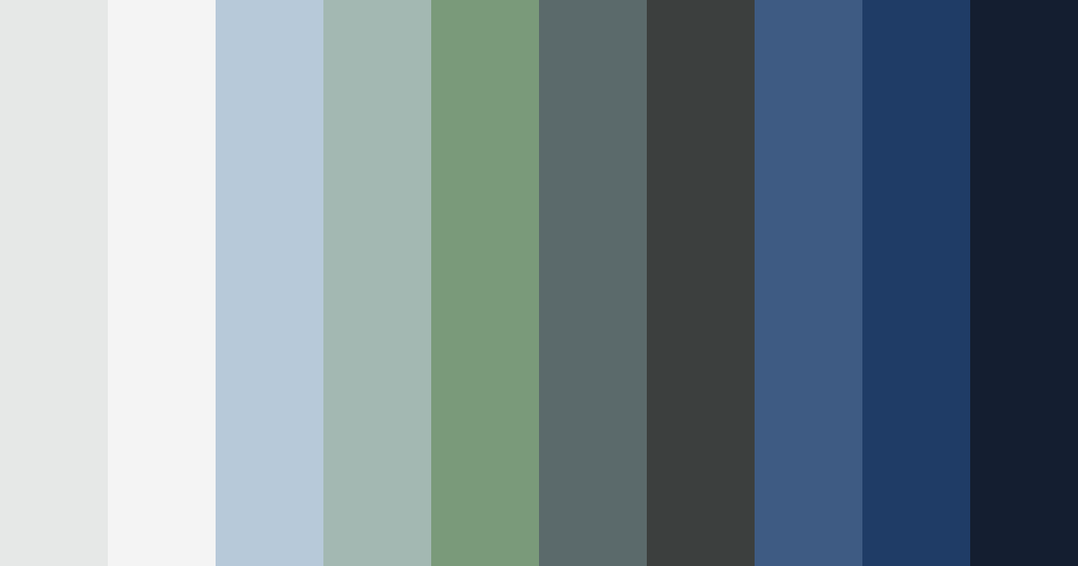 Download olive green serenity color palette PNG image (landscape)