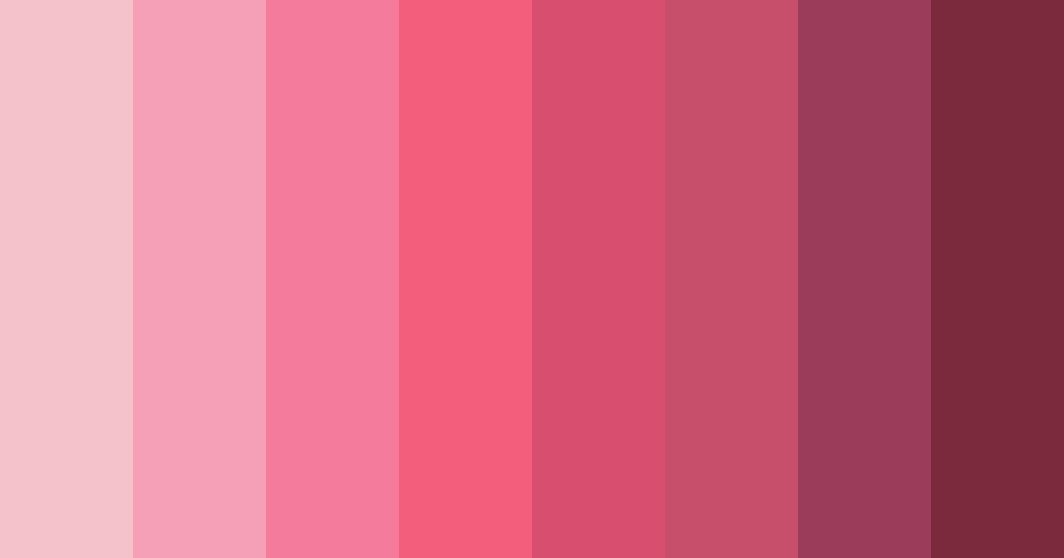 Blushing Petals Color Palette - Hex Codes & PNG Download