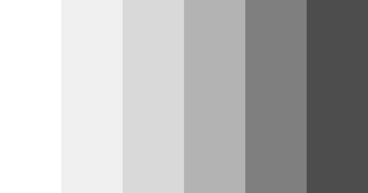 Download shades of white color palette PNG image (landscape)