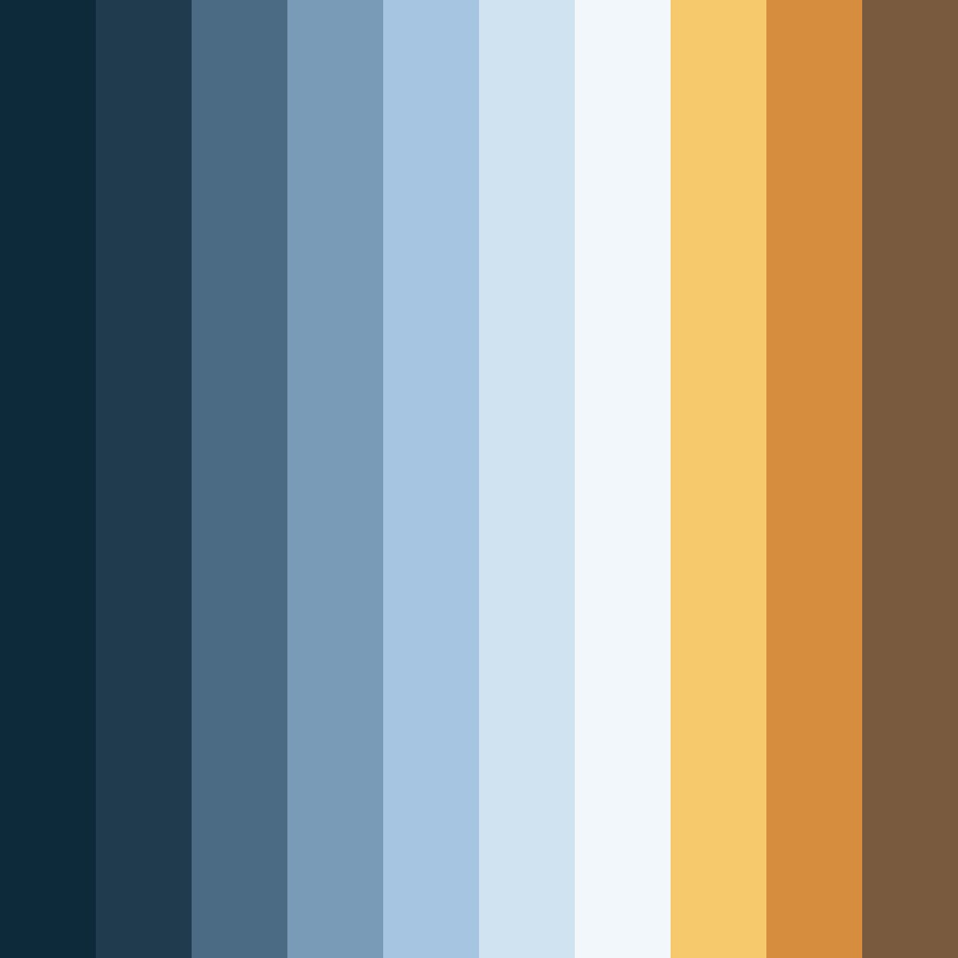 Download dark blue color palette PNG image (square)