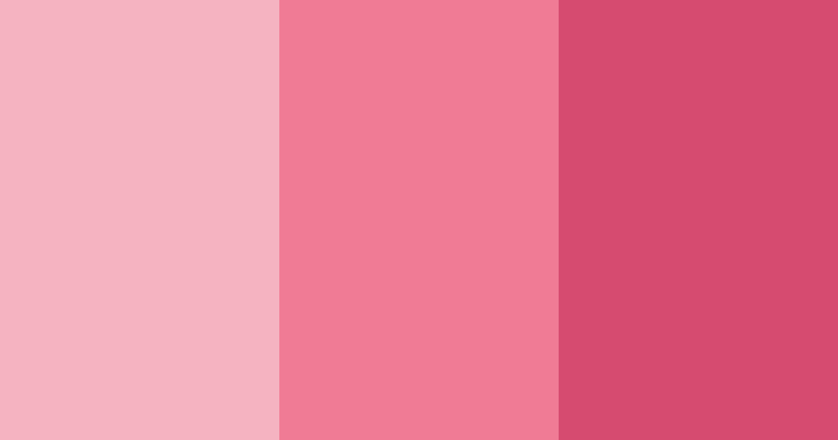 Download blushing blooms color palette PNG image (landscape)