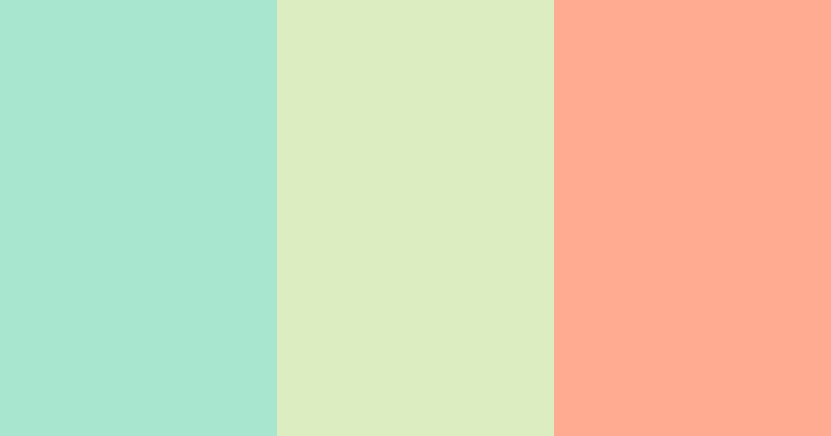 Download minted dreams color palette PNG image (landscape)