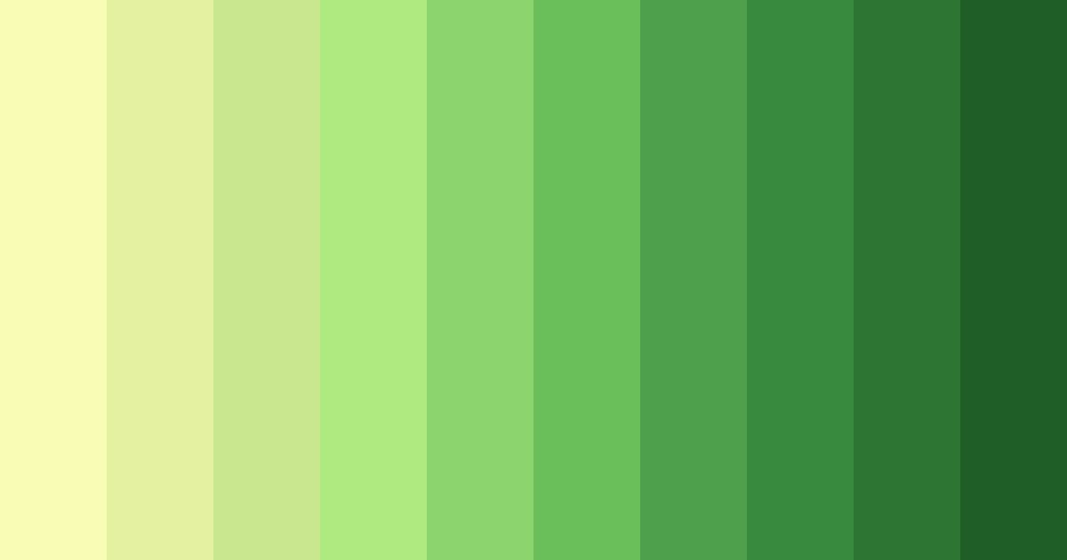 Download lush green symphony color palette PNG image (landscape)