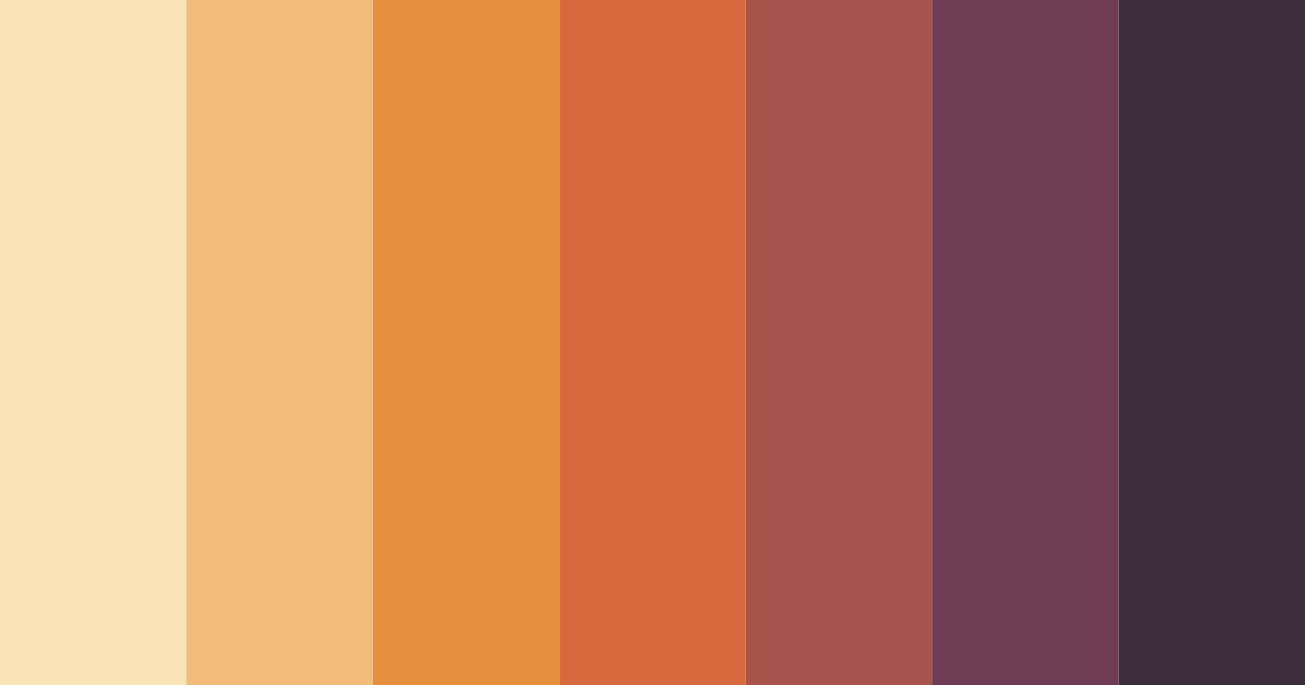 Download autumn's embrace color palette PNG image (landscape)