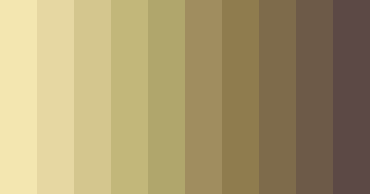 Download golden dusk earthtones color palette PNG image (landscape)