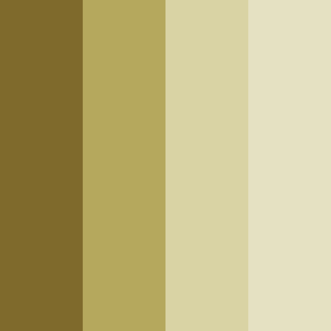 Download mustard plateau color palette PNG image (square)