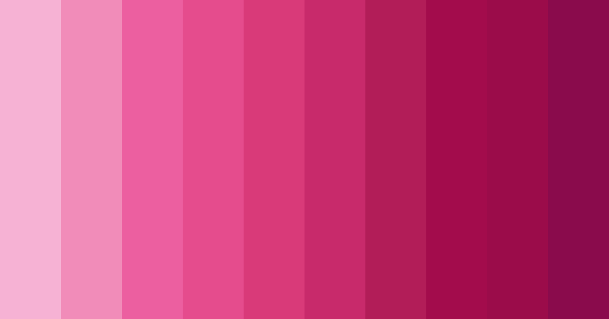 Download barbie pink delight color palette PNG image (landscape)