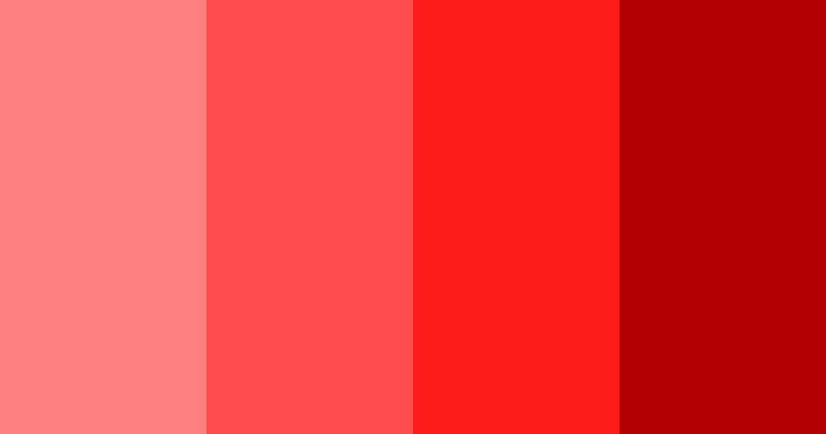 Download crimson symphony color palette PNG image (landscape)