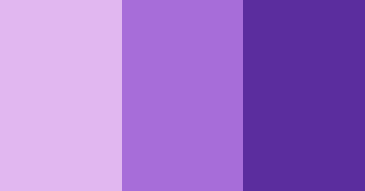 Download bright purple color palette PNG image (landscape)