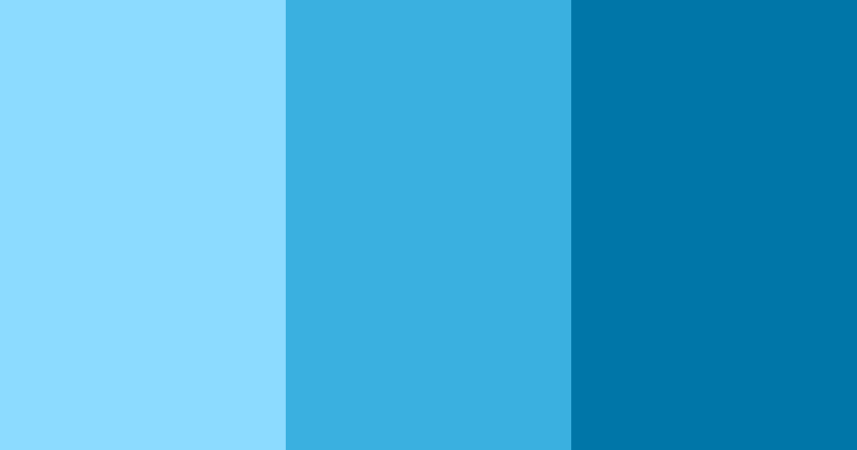 Download electric ocean color palette PNG image (landscape)