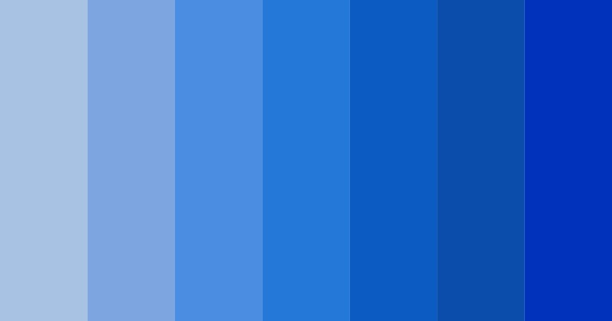 Download blue horizon symphony color palette PNG image (landscape)