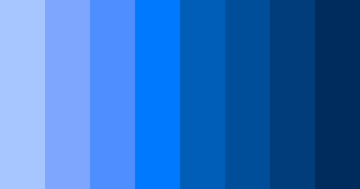 Download blue horizon color palette PNG image (landscape)