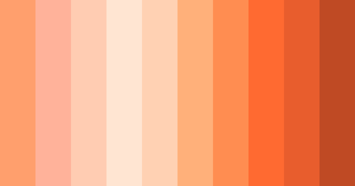 Download warm orange color palette PNG image (landscape)