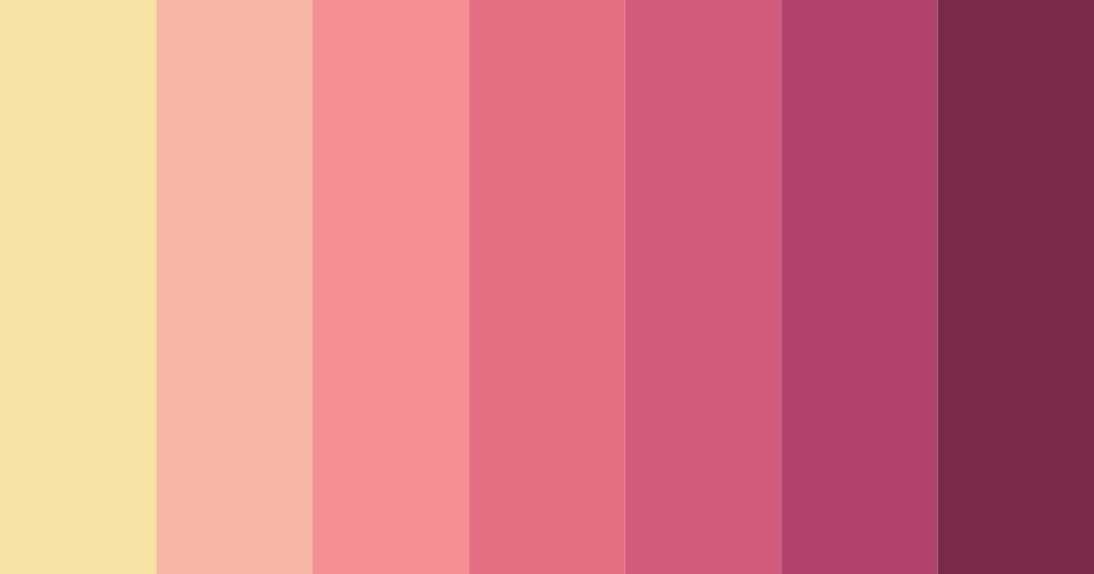 Download blush blossom color palette PNG image (landscape)