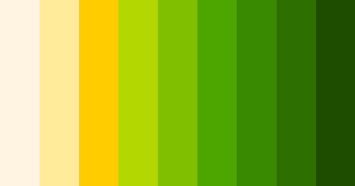 Download shades of green with red and yellow color palette PNG image (landscape)