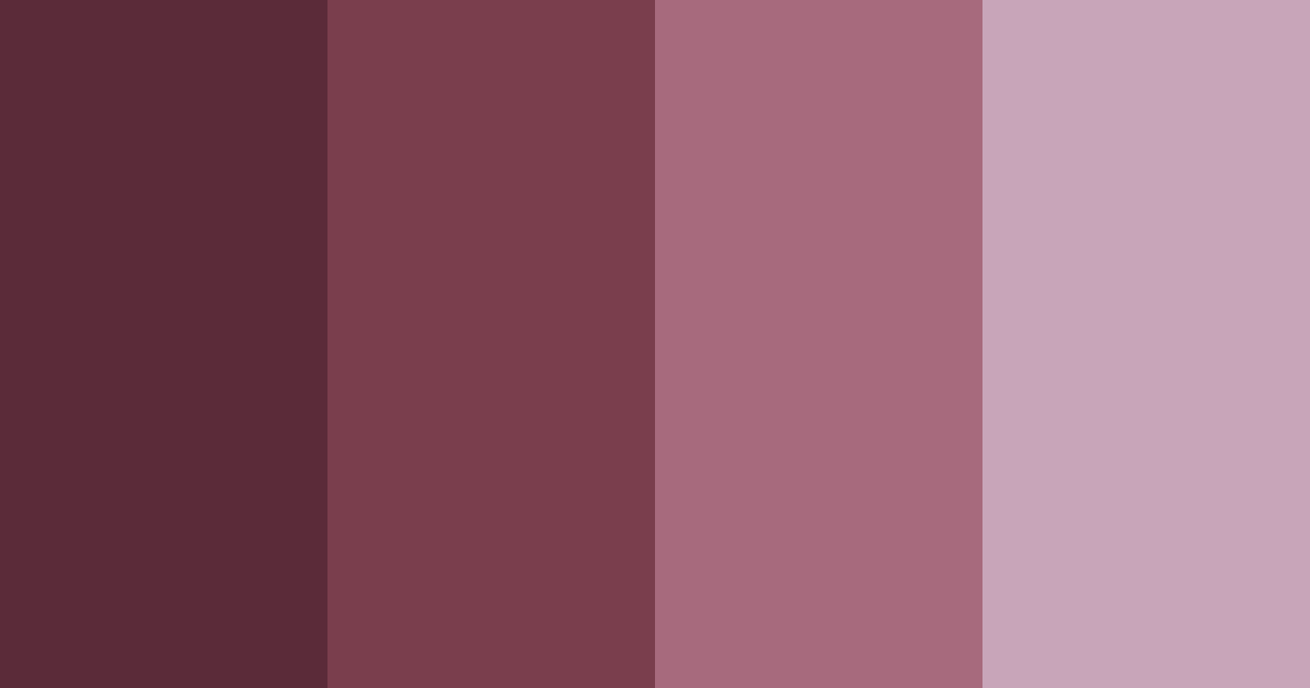 Download muted maroon orchard color palette PNG image (landscape)