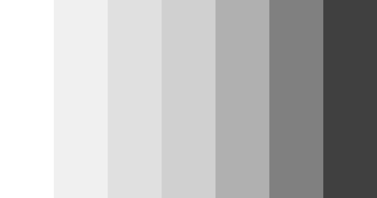 Shades of Whiteness Color Palette - Hex Codes & PNG Download