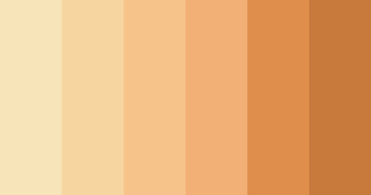 Download orange sunset color palette PNG image (landscape)